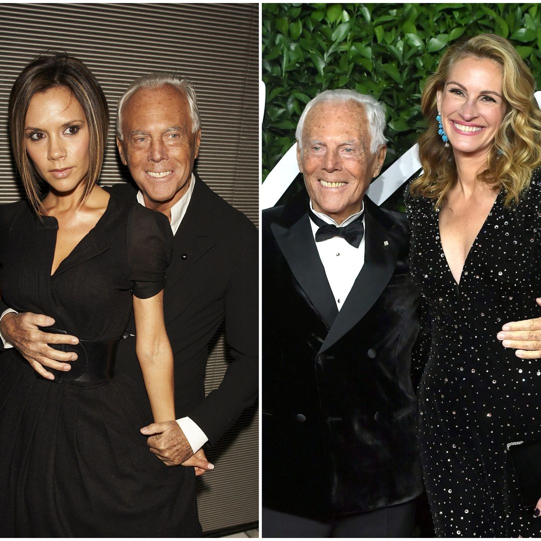 Victoria Beckham, Julia Roberts, Donatella Versace y más famosos lamentan el fallecimiento de Giorgio Armani