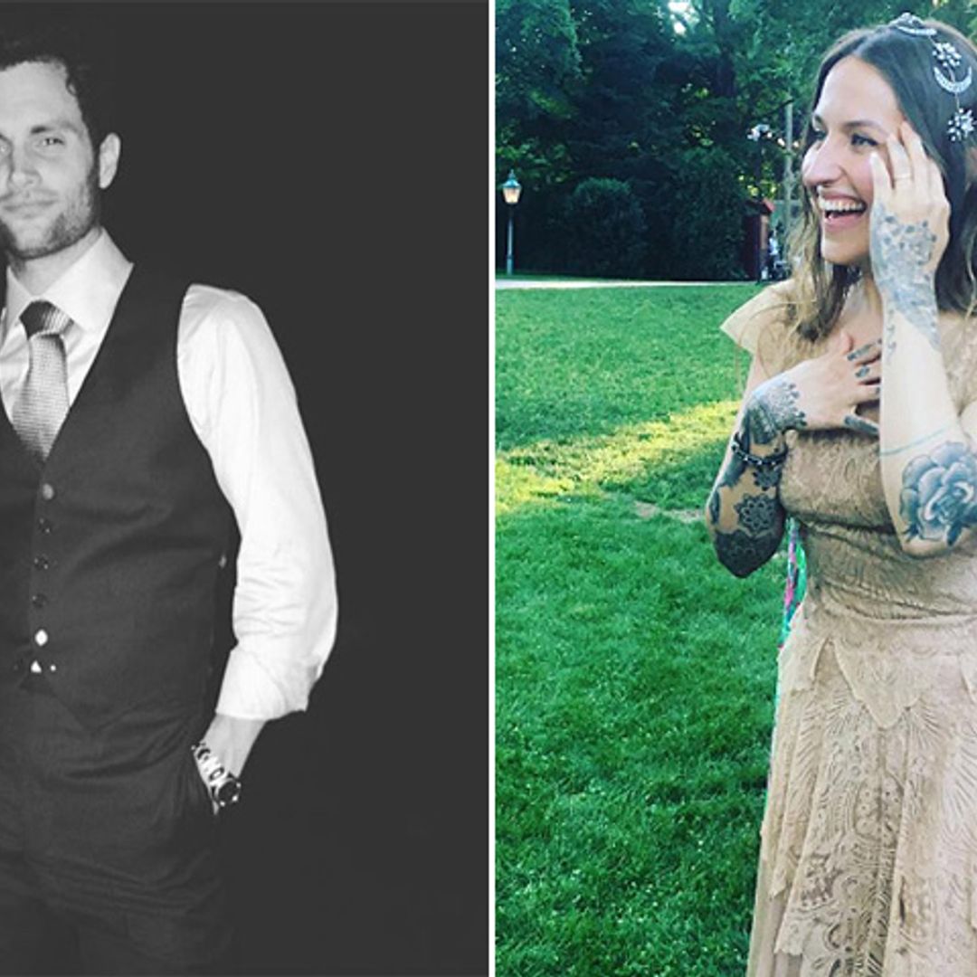 Penn Badgley ('Gossip Girl') y Domino Kirke se han casado... ¡por segunda vez!