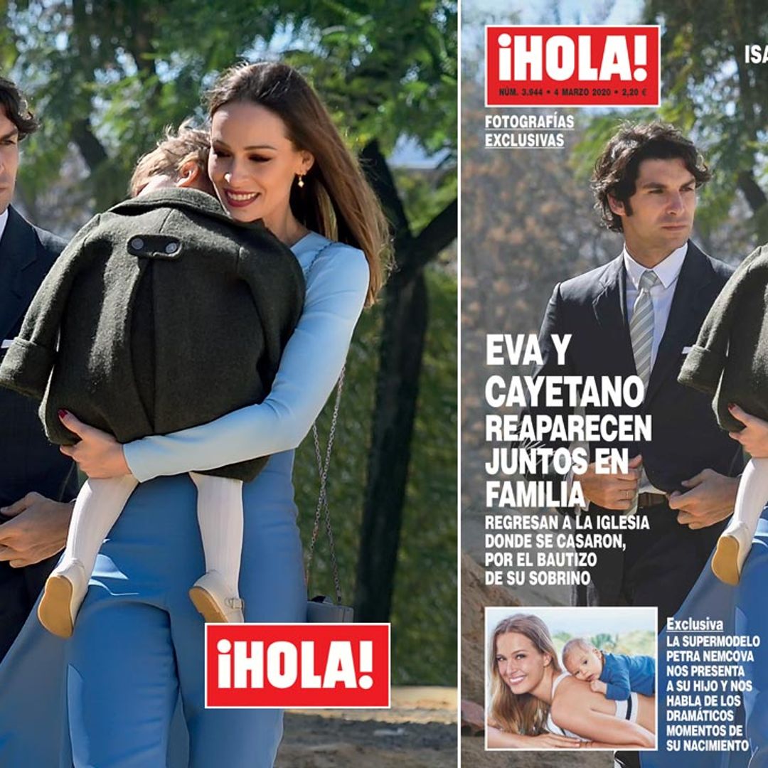 Fotografías exclusivas en ¡HOLA!, Eva González y Cayetano Rivera reaparecen juntos en familia