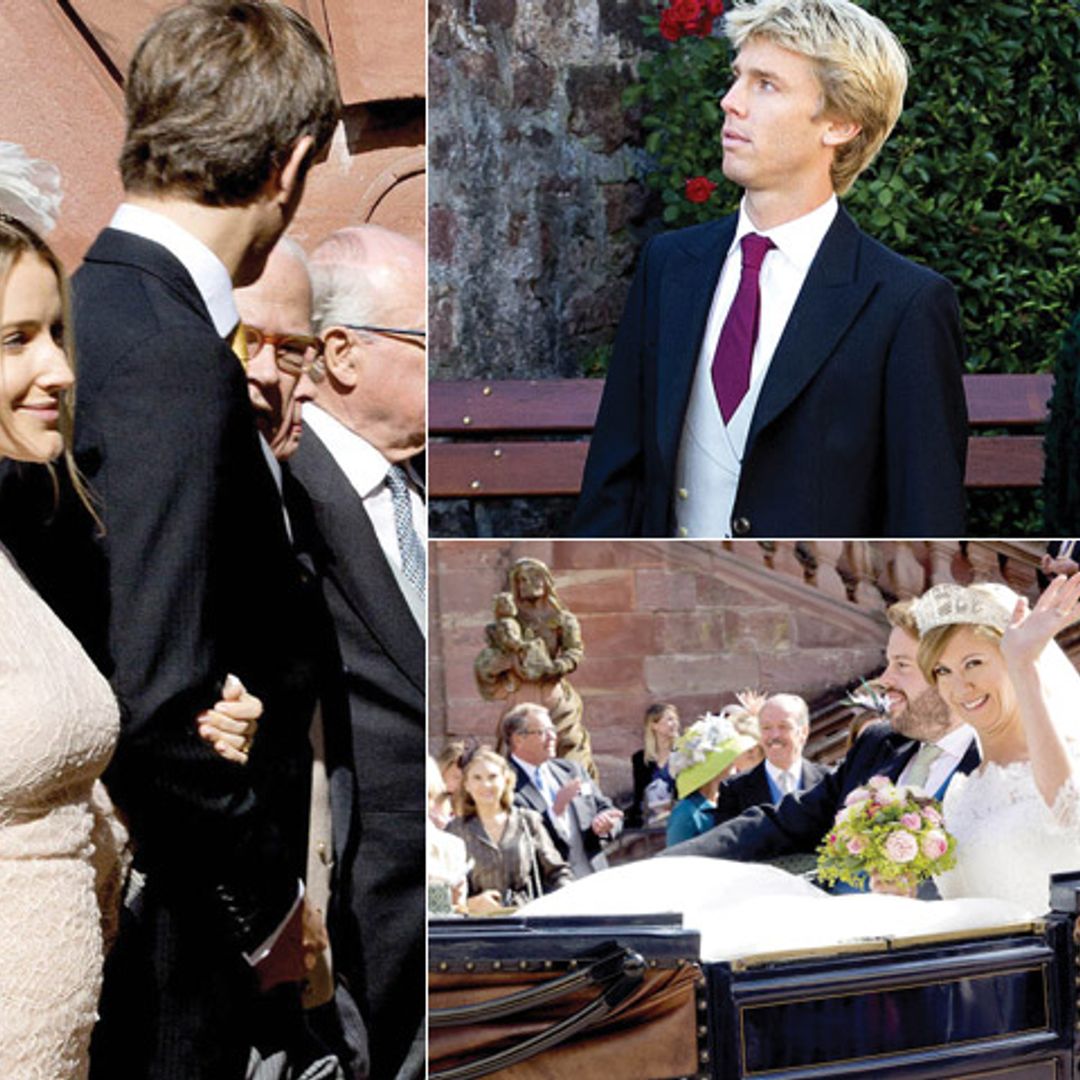 Unos futuros papás, unos novios en capilla... Los Hannover, de boda en boda