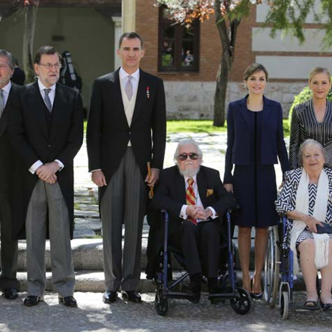 Los reyes Felipe y Letizia presiden la ceremonia de entrega del Premio Cervantes