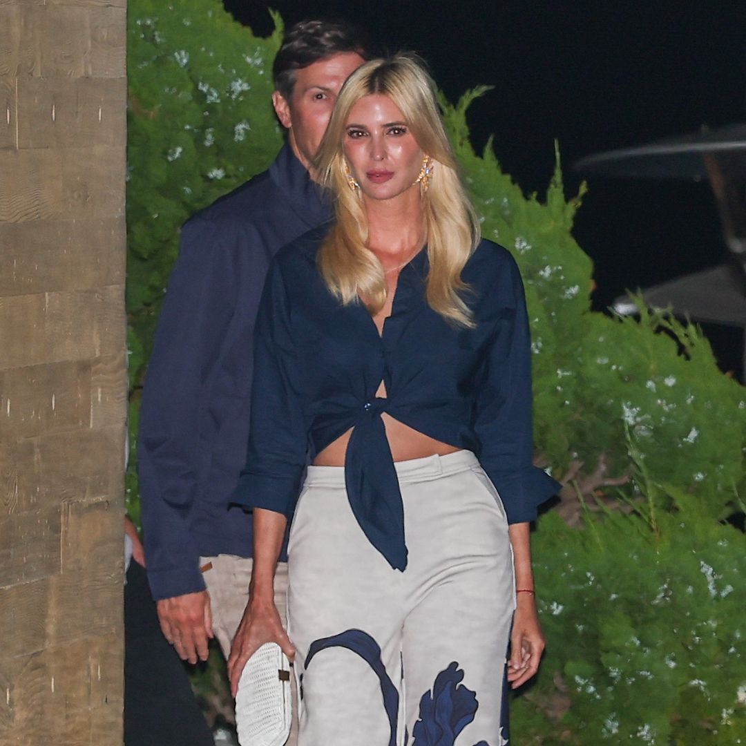 Ivanka Trump sorprende en una cena en Malibú con el conjunto inspirado en África que ha elegido para el verano