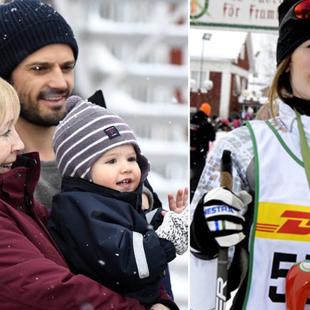 Sofía de Suecia participa en la carrera femenina de esquí de Tjejvasan arropada por toda su familia