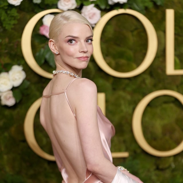 Anya Taylor-Joy en los Globos de Oro 2025