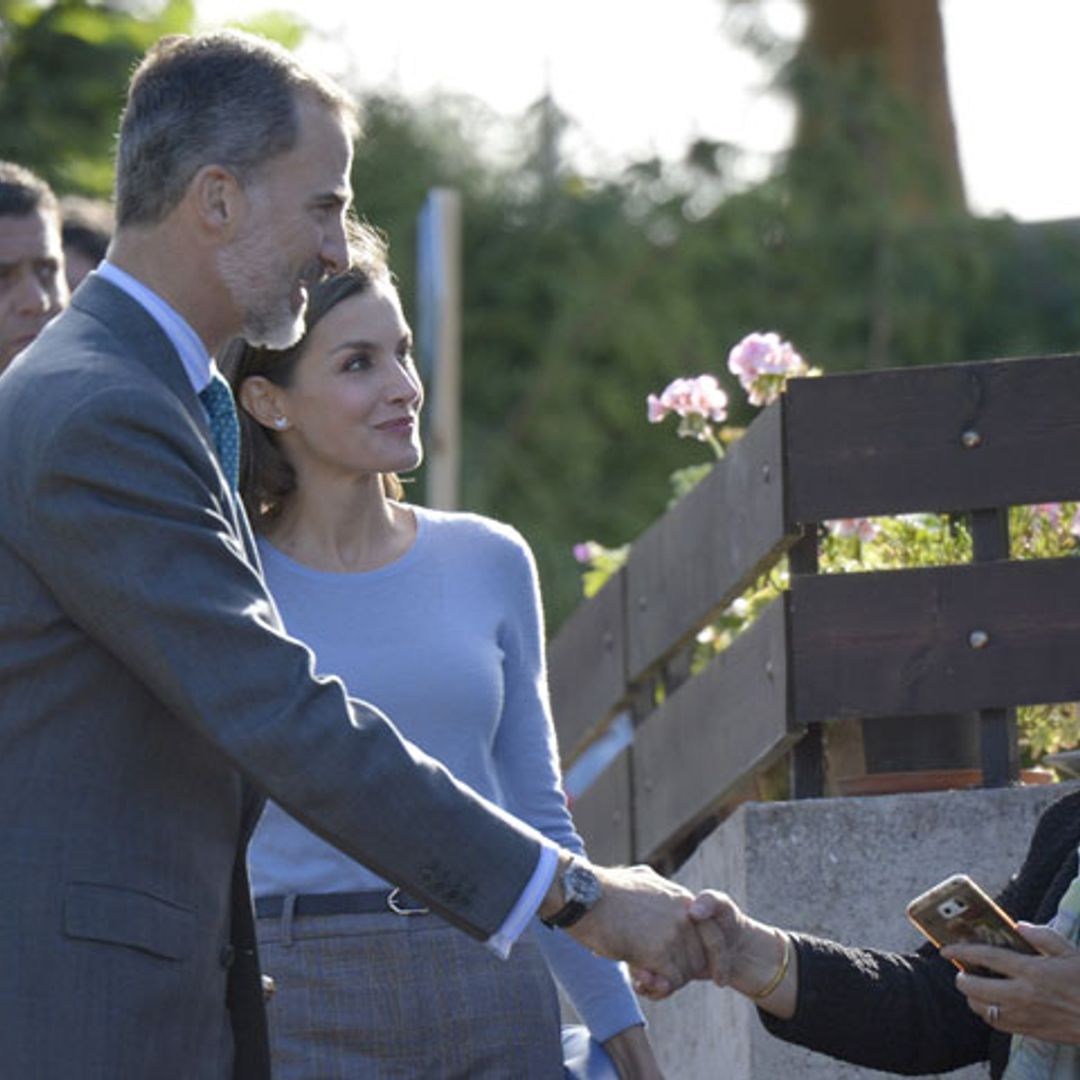 Los Reyes visitan el 'pueblo ejemplar de Asturias', Poreñu