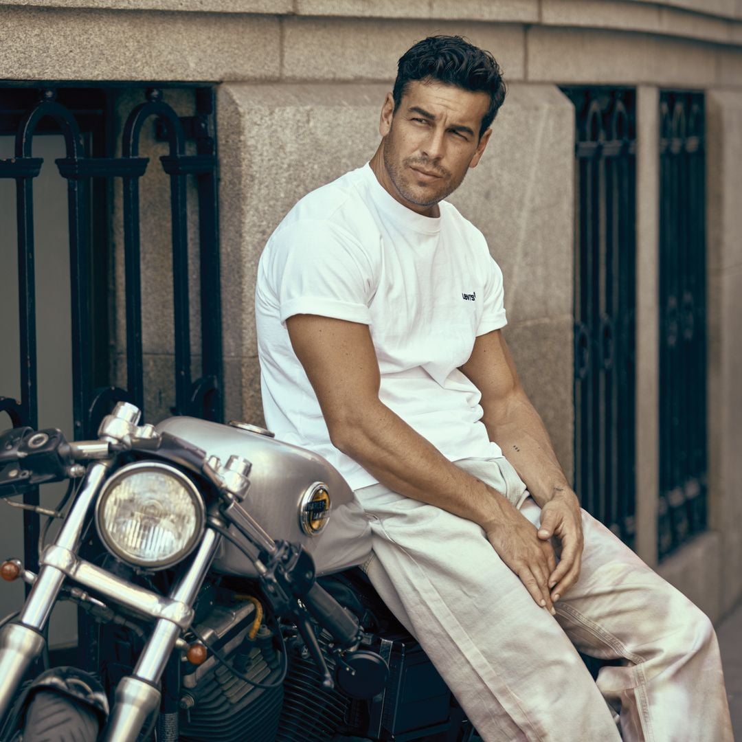 El actor Mario Casas en una sesión de fotos en Madrid