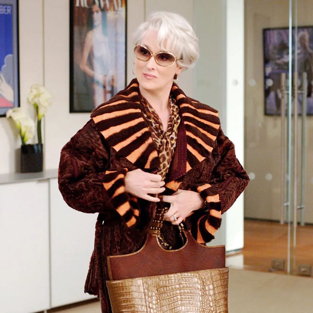 Abrigo Fendi utilizado por Meryl Streep para la cinta