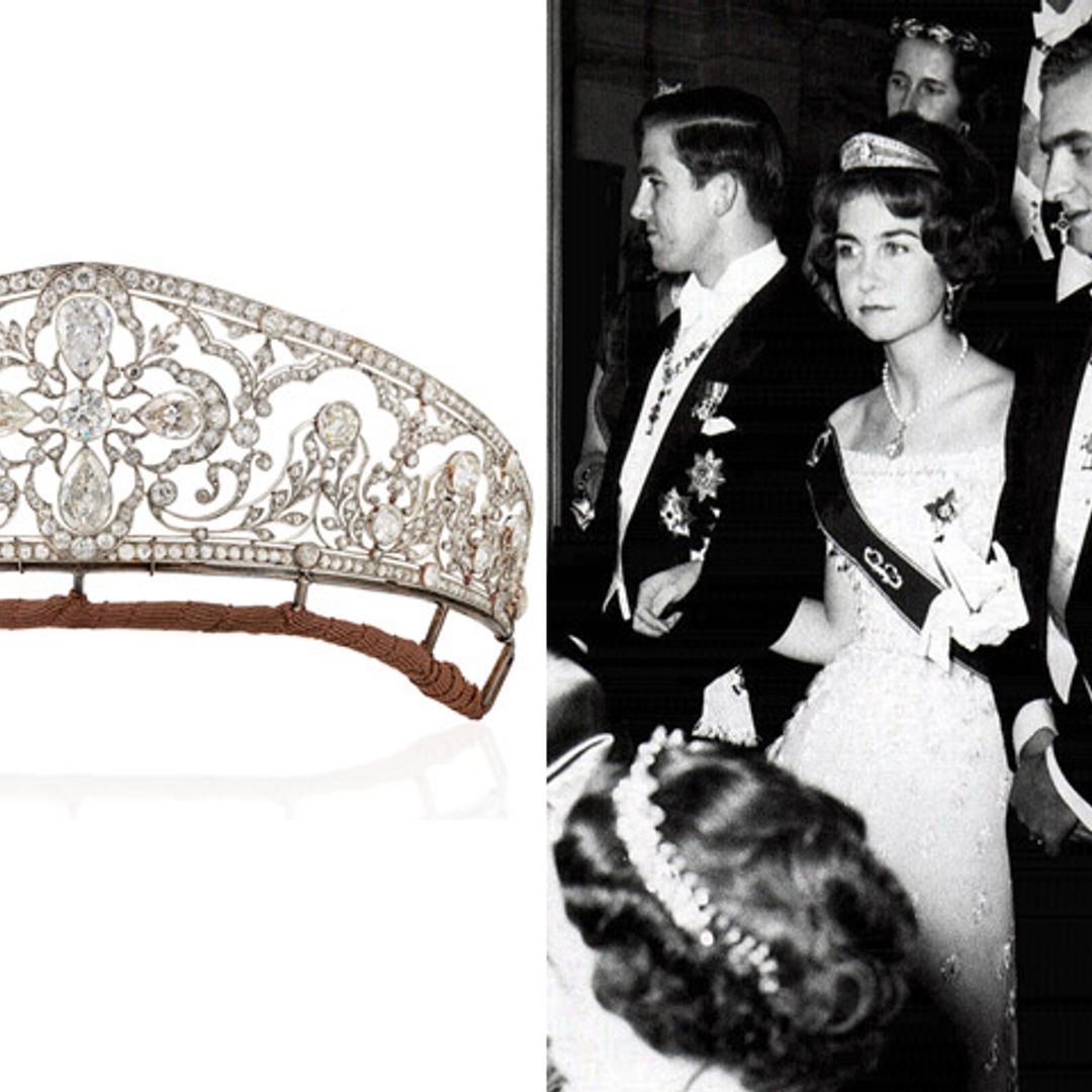 Subastan en Londres una tiara que perteneció a la abuela del rey Juan Carlos