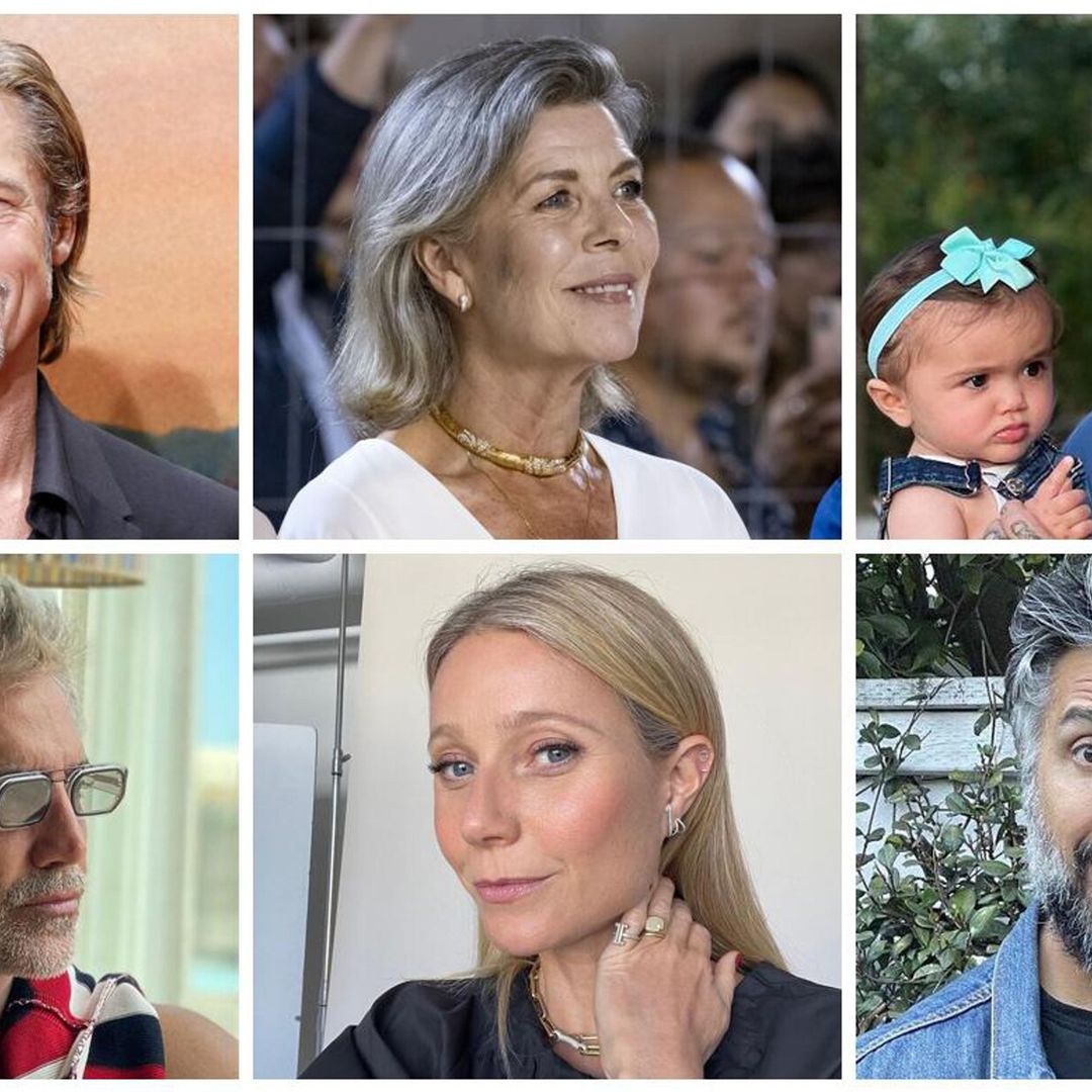 Famosos que presumen con orgullo sus canas