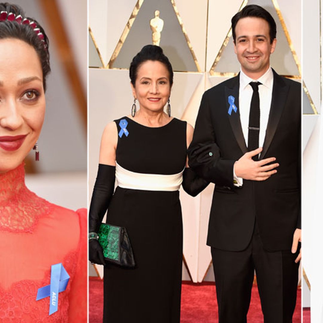 ¿Qué significa el lazo azul que han lucido las estrellas en los Oscar?