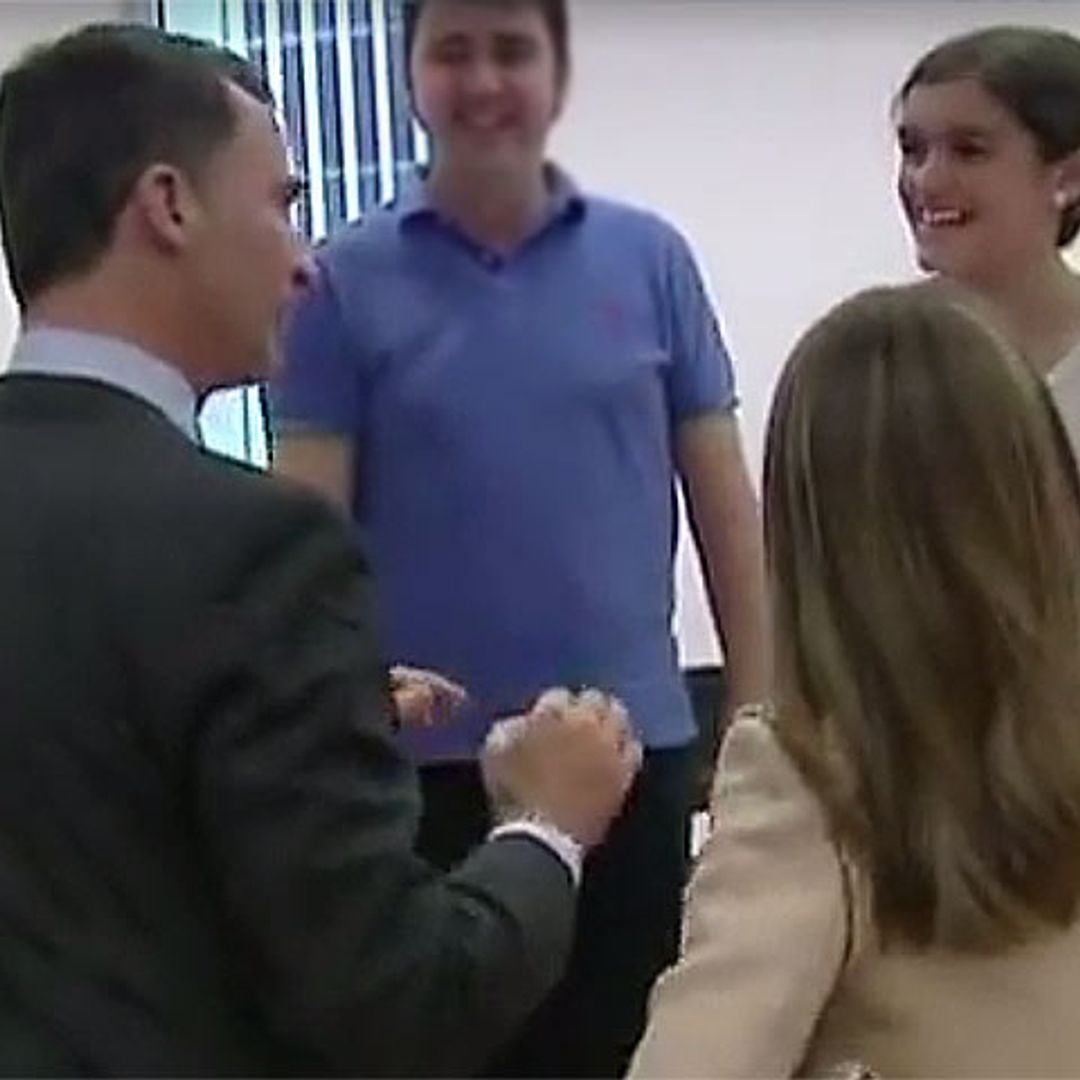 Así bromeaban los reyes Felipe y Letizia con Amaia, de 'OT', hace cinco años