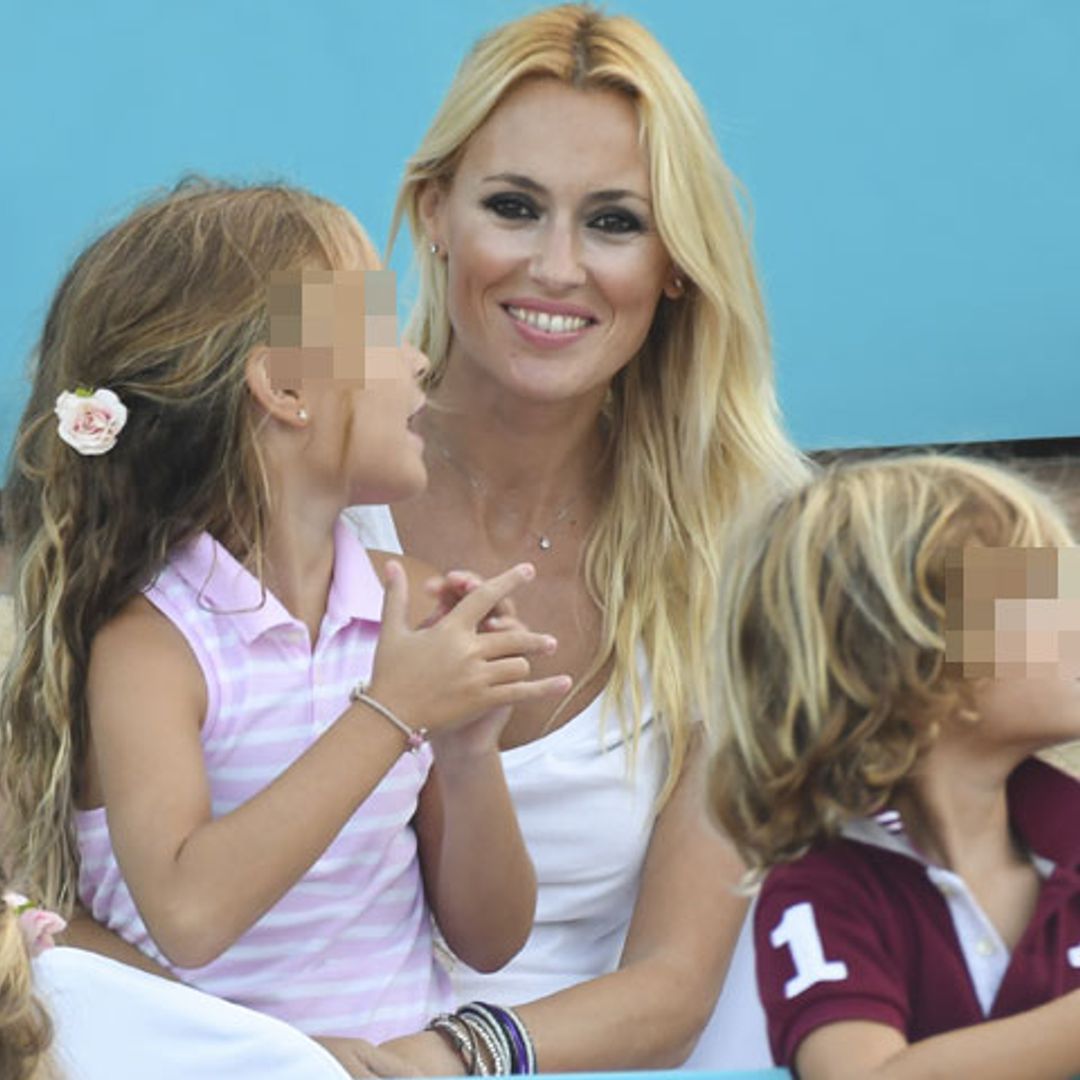 ¡Animando a papá! Carolina Cerezuela, una mamá diez en el tenis