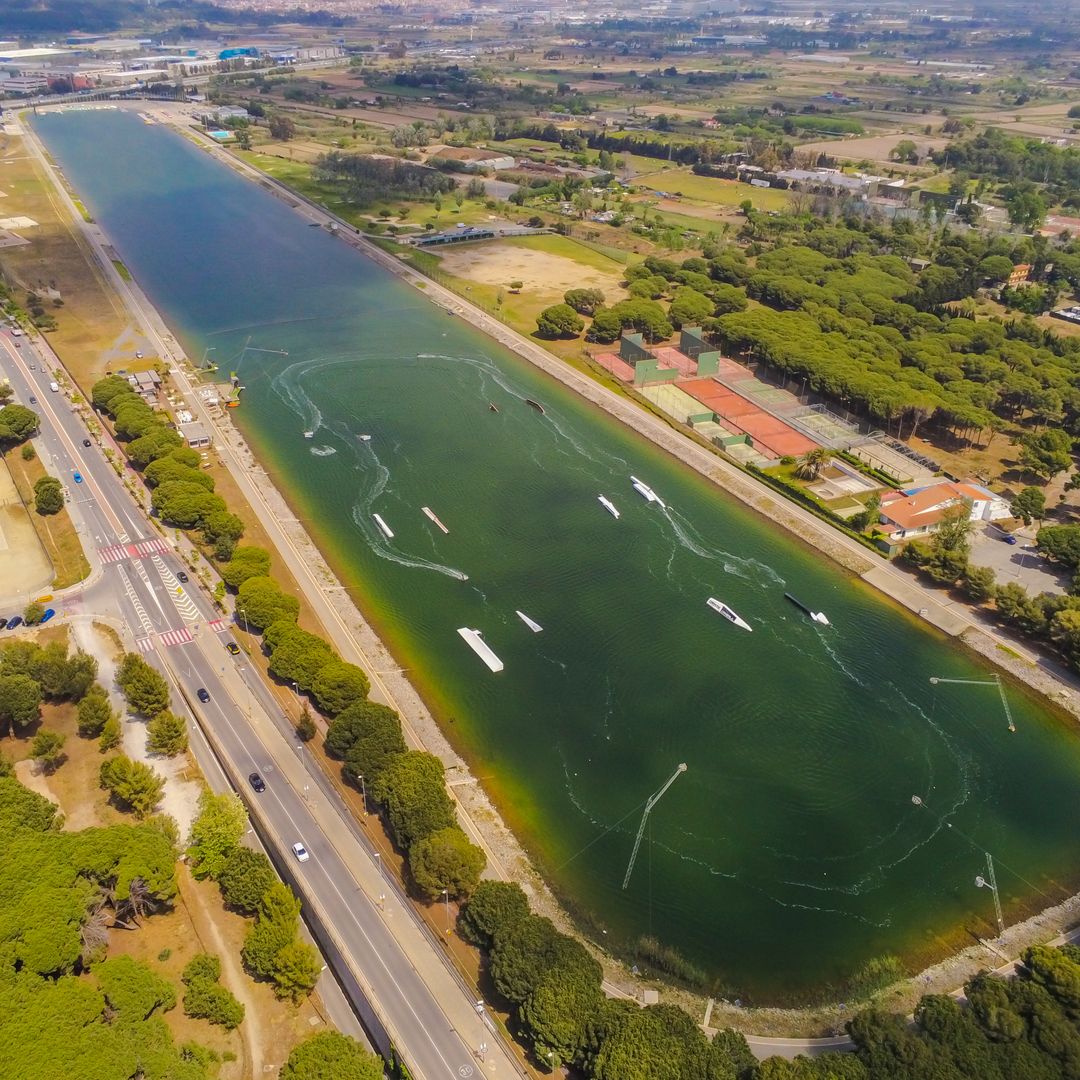 canal olímpico, Castelldefells, Barcelona
