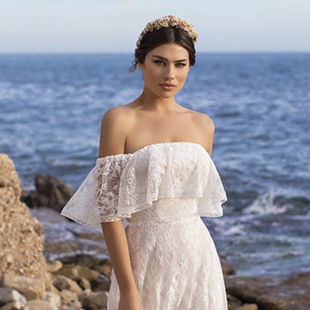 11 formas de llevar los volantes en tu look de novia