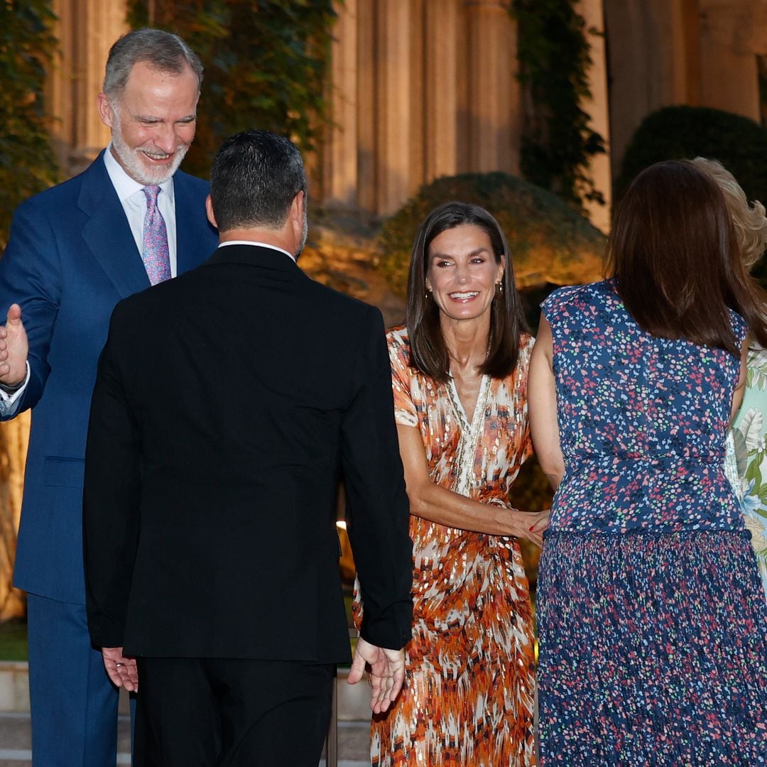 Este es el menú de la recepción de los Reyes en el Palacio de Marivent