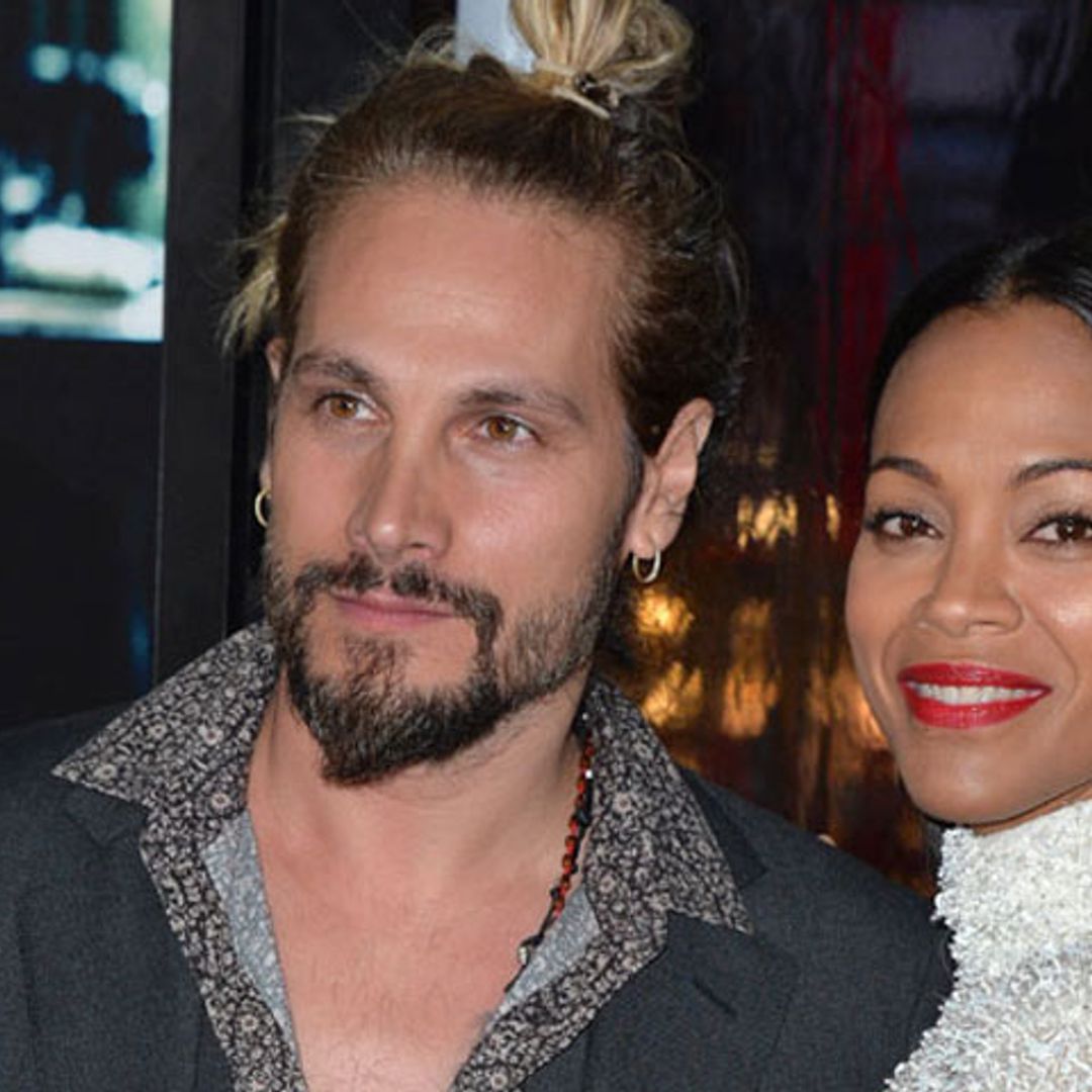 Los gemelos de Zoe Saldana se peinan...¡igual que papá!