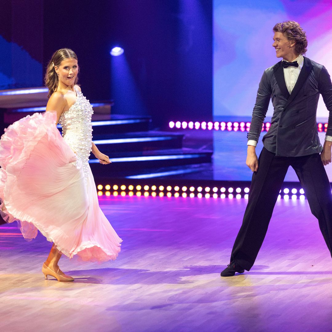 Lo que no se vio del debut de Leah Behn en 'Bailando con las estrellas': ¿estaba su novio animándola junto a Marta Luisa de Noruega?