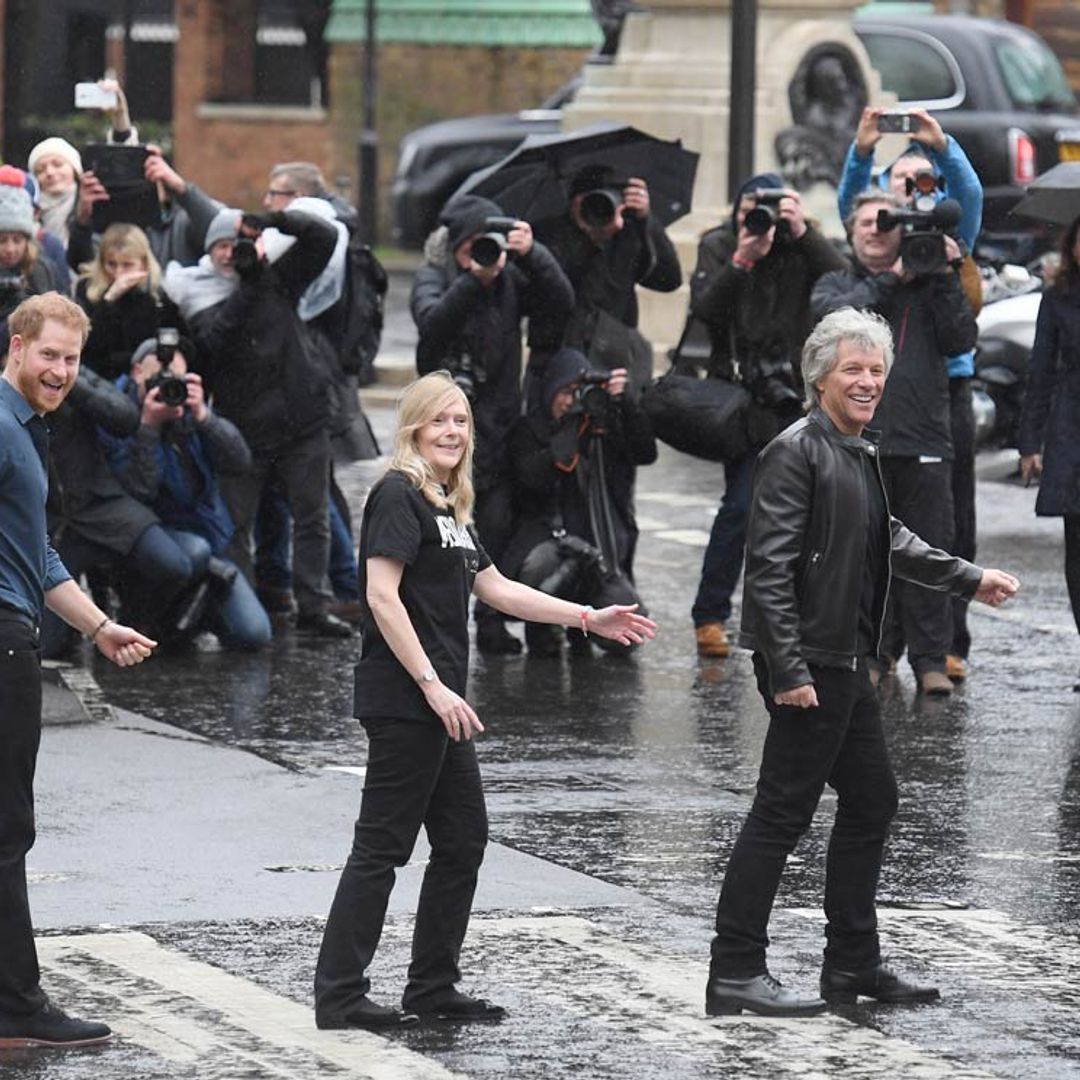 El príncipe Harry y Bon Jovi, el nuevo dúo musical