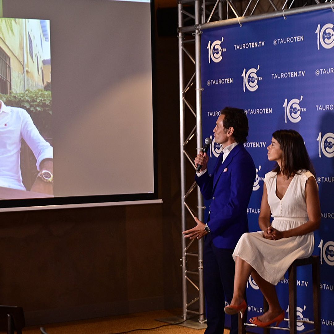 Enrique Ponce reaparece por videollamada en la presentación de una nueva plataforma taurina