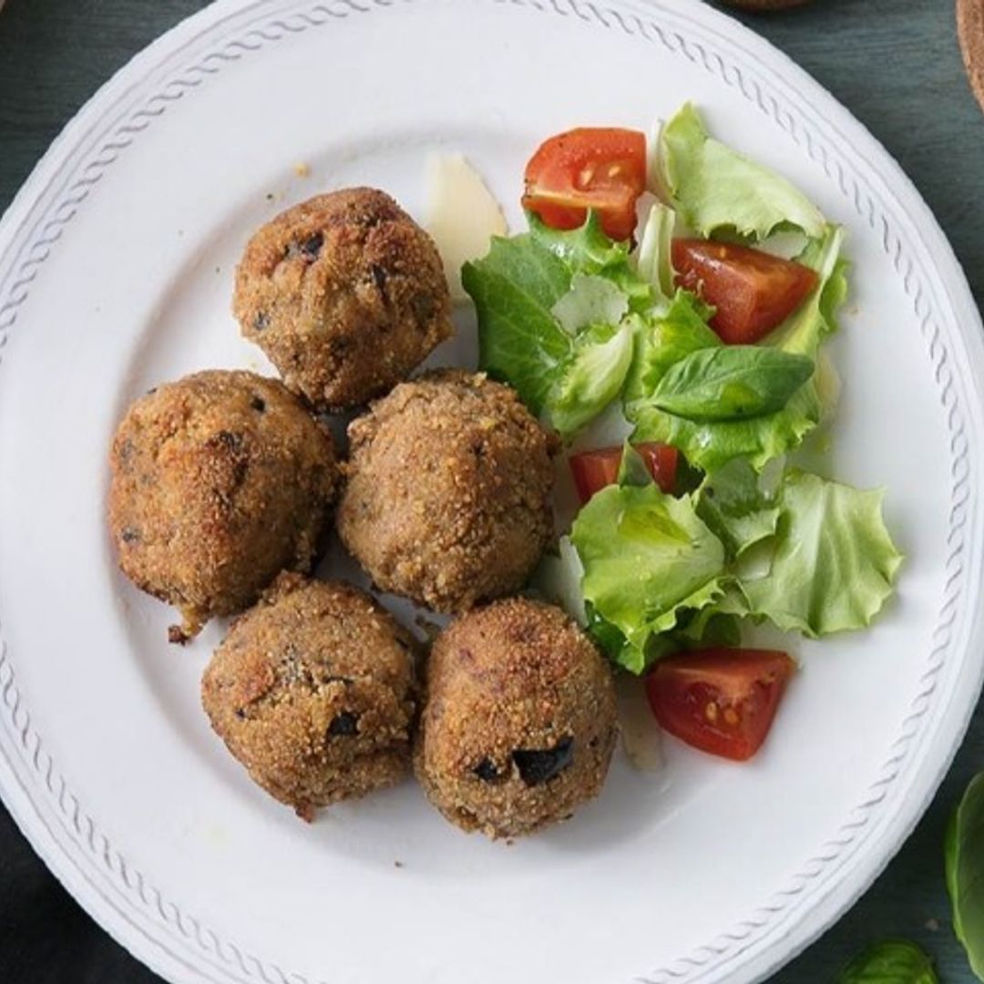 Albóndigas de berenjenas con queso