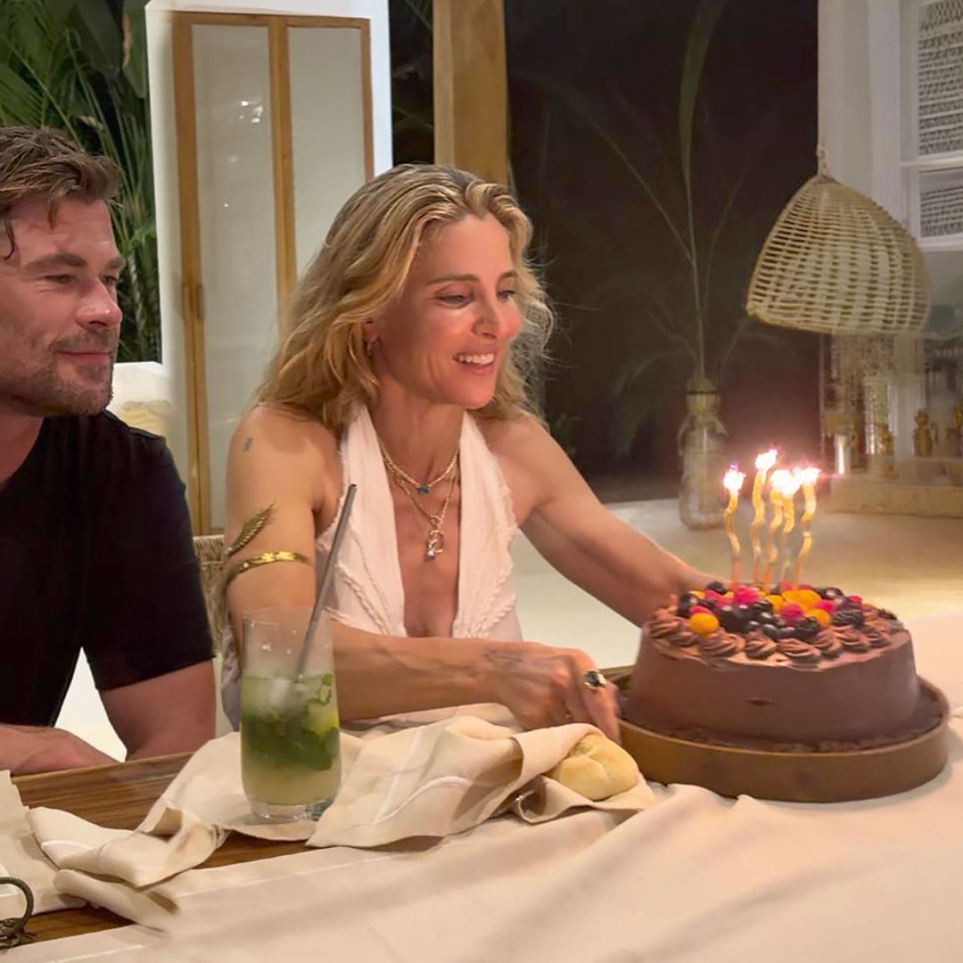 La actriz, Elsa Pataky, celebrando sus 50 años