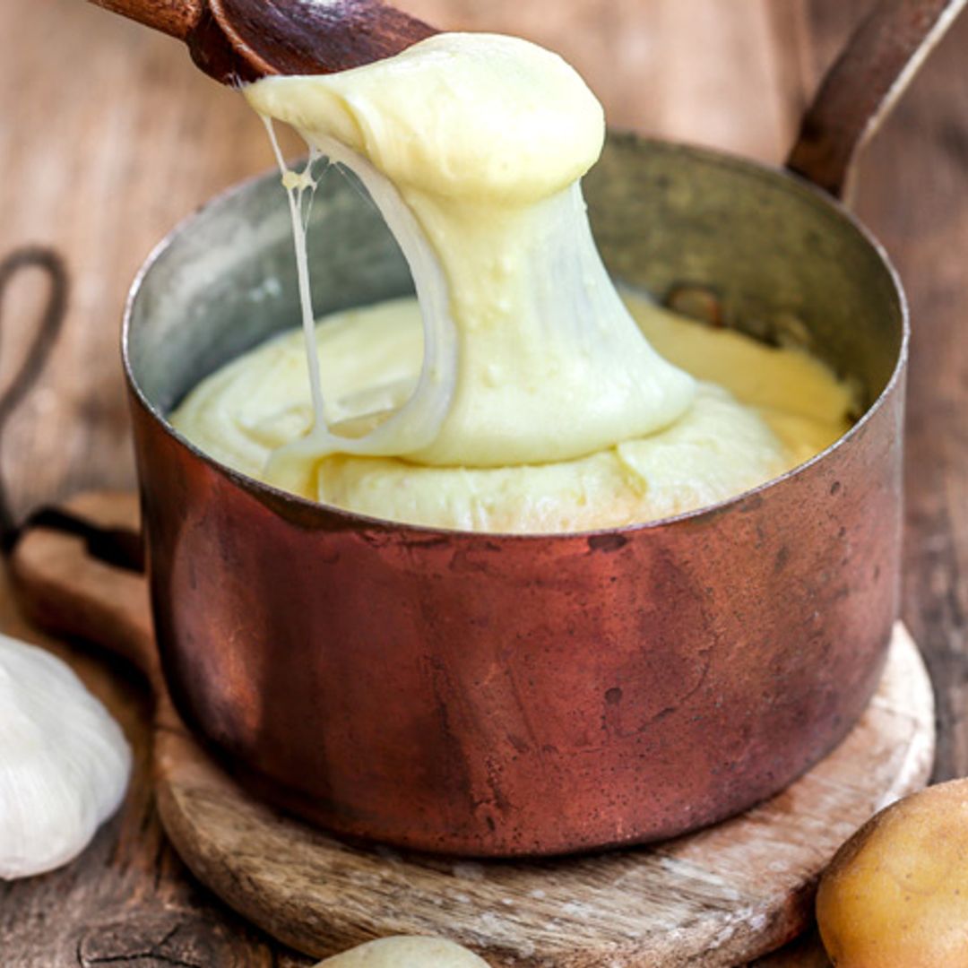Aligot (puré de patata con queso)