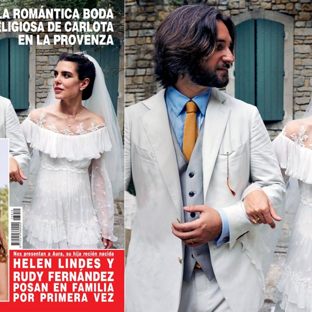 En ¡HOLA!, la romántica boda religiosa de Carlota en la Provenza