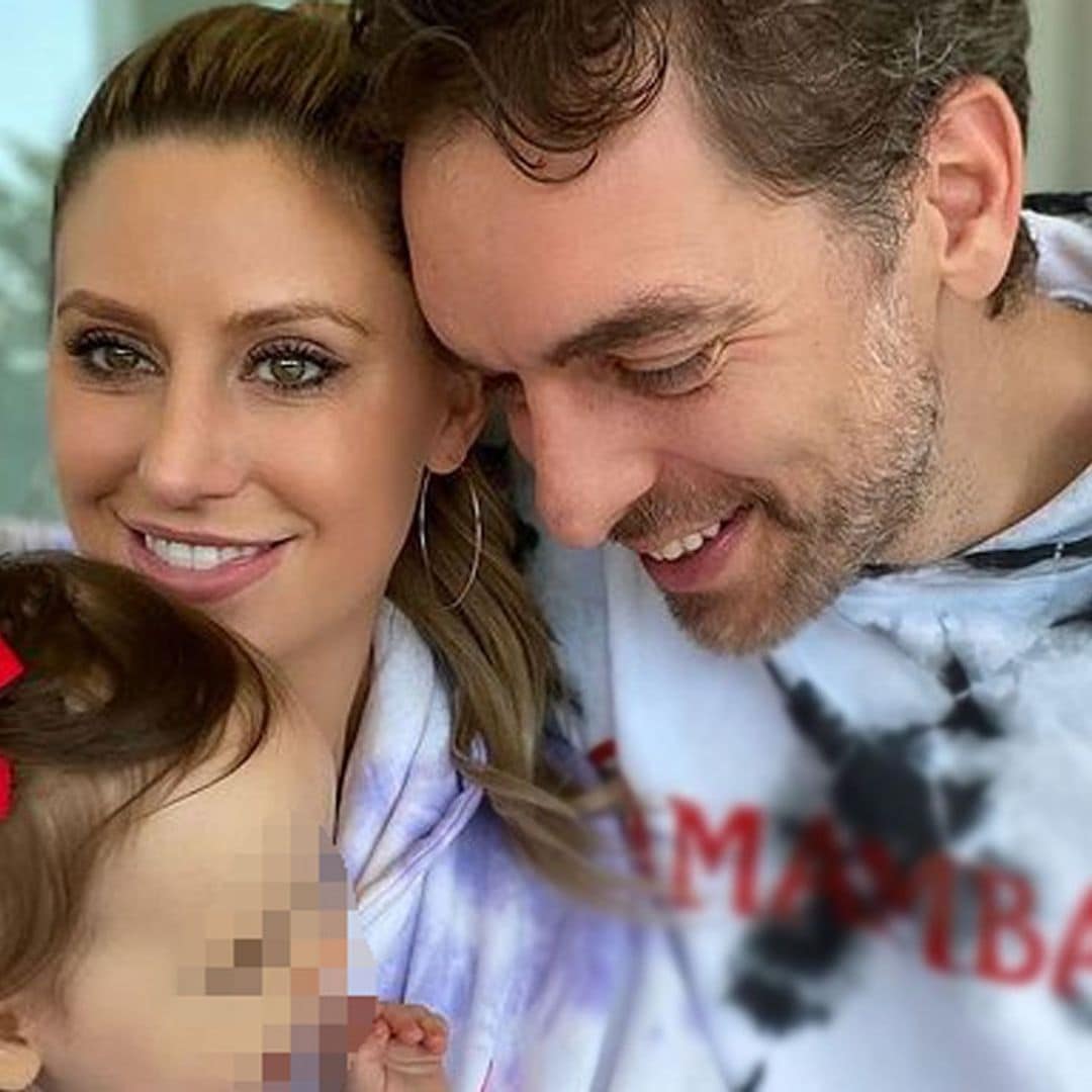 La tierna despedida de Cat McDonnell y su hija a Pau Gasol antes de los Juegos Olímpicos
