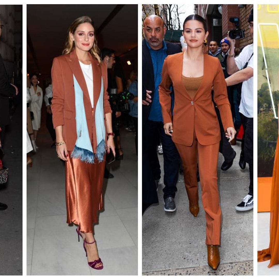 Los ‘rust looks’ serán irresistibles este 2020 y así los llevan las ‘celebs’
