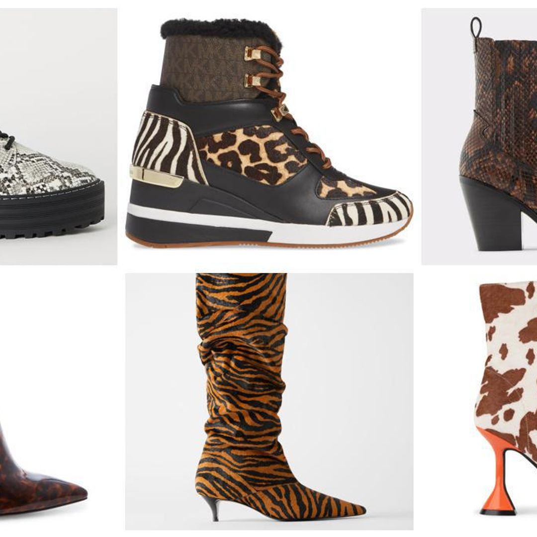 9 botines ‘animal print’ que serán el foco de atención en cualquier look