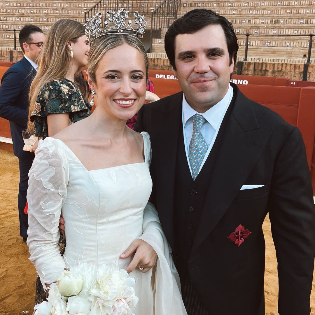De los Medina a los Ybarra: los detalles de la boda, con toque taurino, de Mariana de Solís-Beaumont, que ha reunido a la alta sociedad andaluza en Sevilla