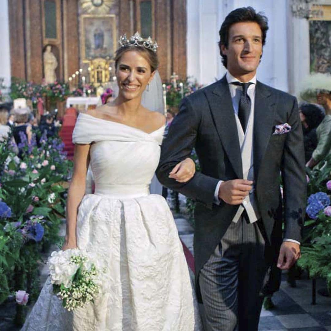 Rafael de Medina y Laura Vecino cumplen 15 años de casados: del vestido a la tiara de perlas y diamantes, recordamos su boda