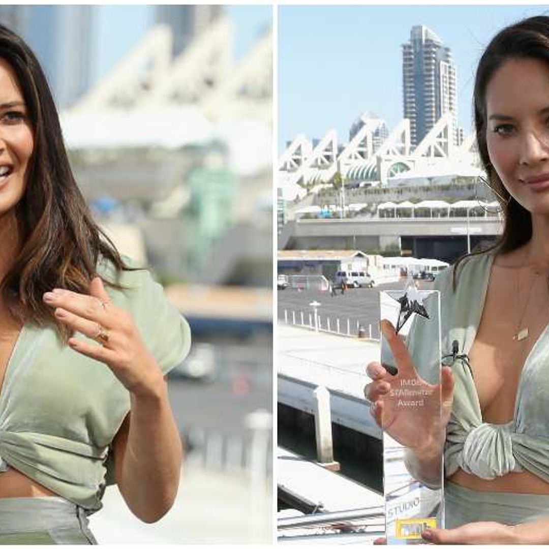 ¿Terciopelo para el verano? atrévete como lo hizo Olivia Munn