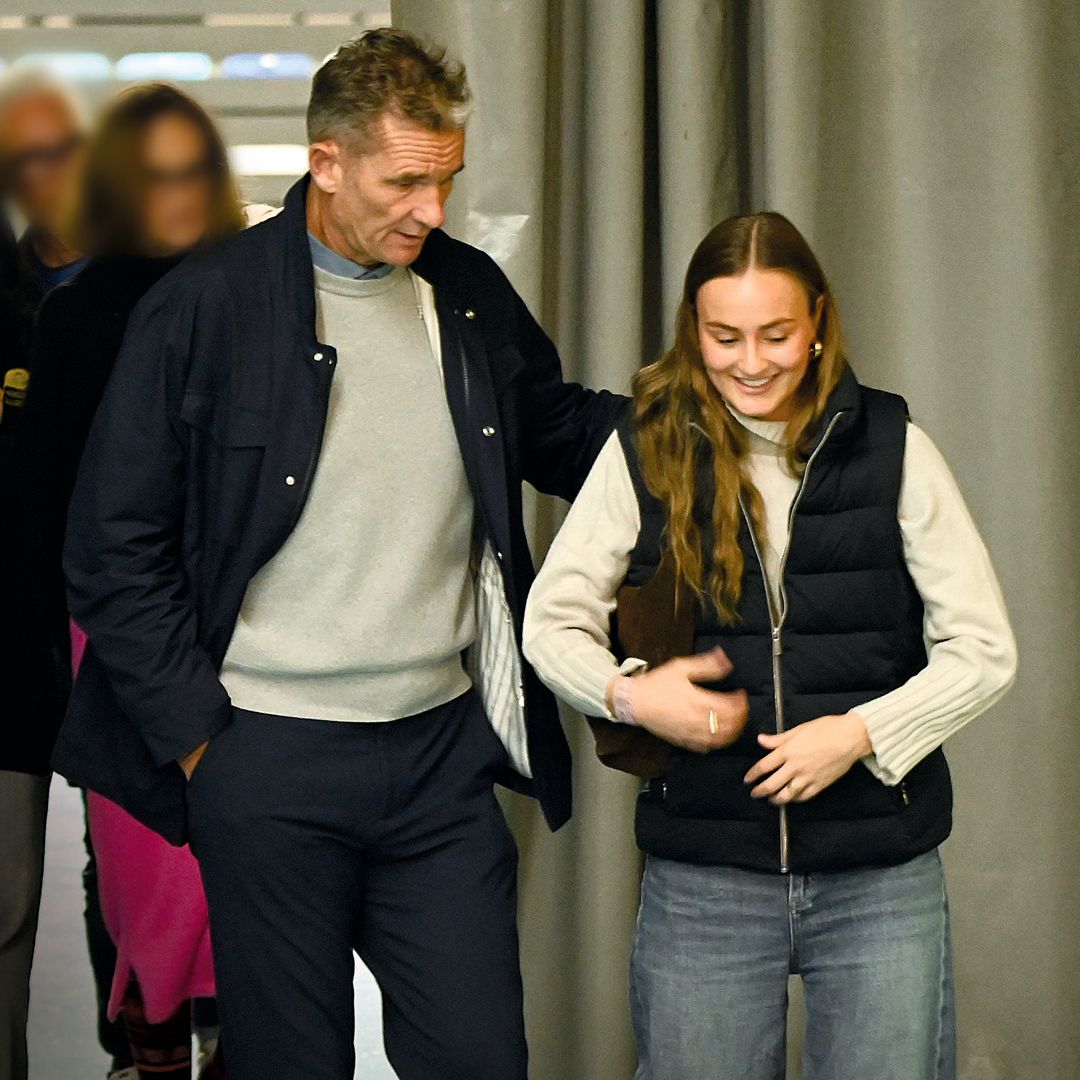 Johanna Zott estuvo, días antes, animando a Pablo y compartió gradas con el padre de este, Iñaki Urdangarin