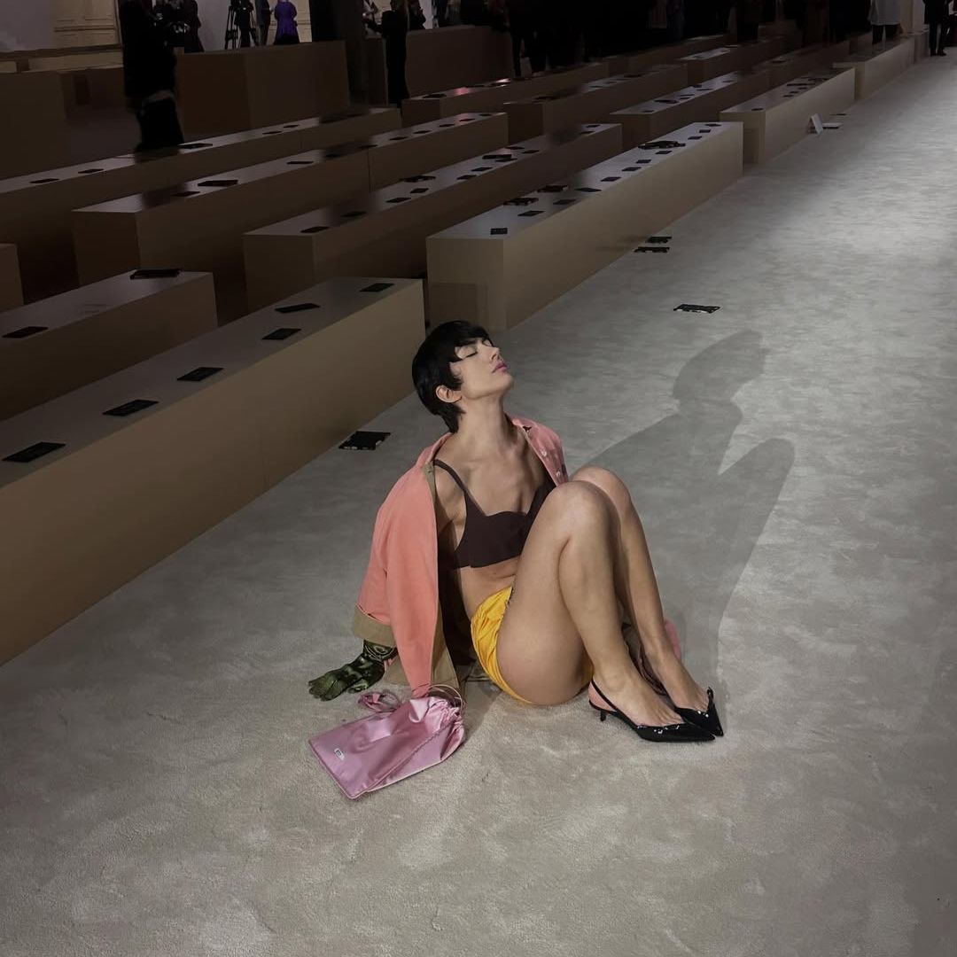 María compartió detalles de su visita al desfile de Prada en sus redes sociales.