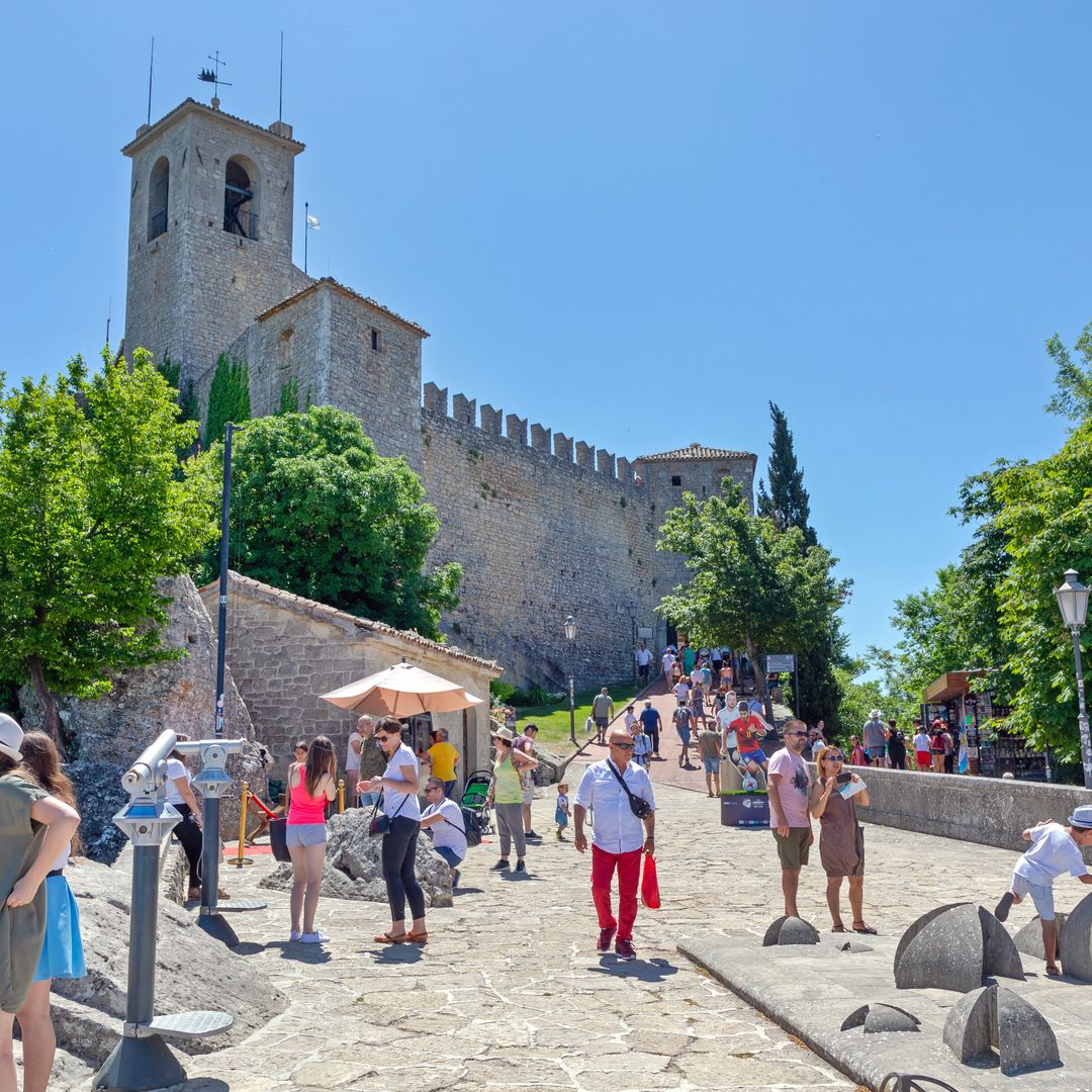 Fortaleza de San Marino, uno de los países más pequeños del mundo