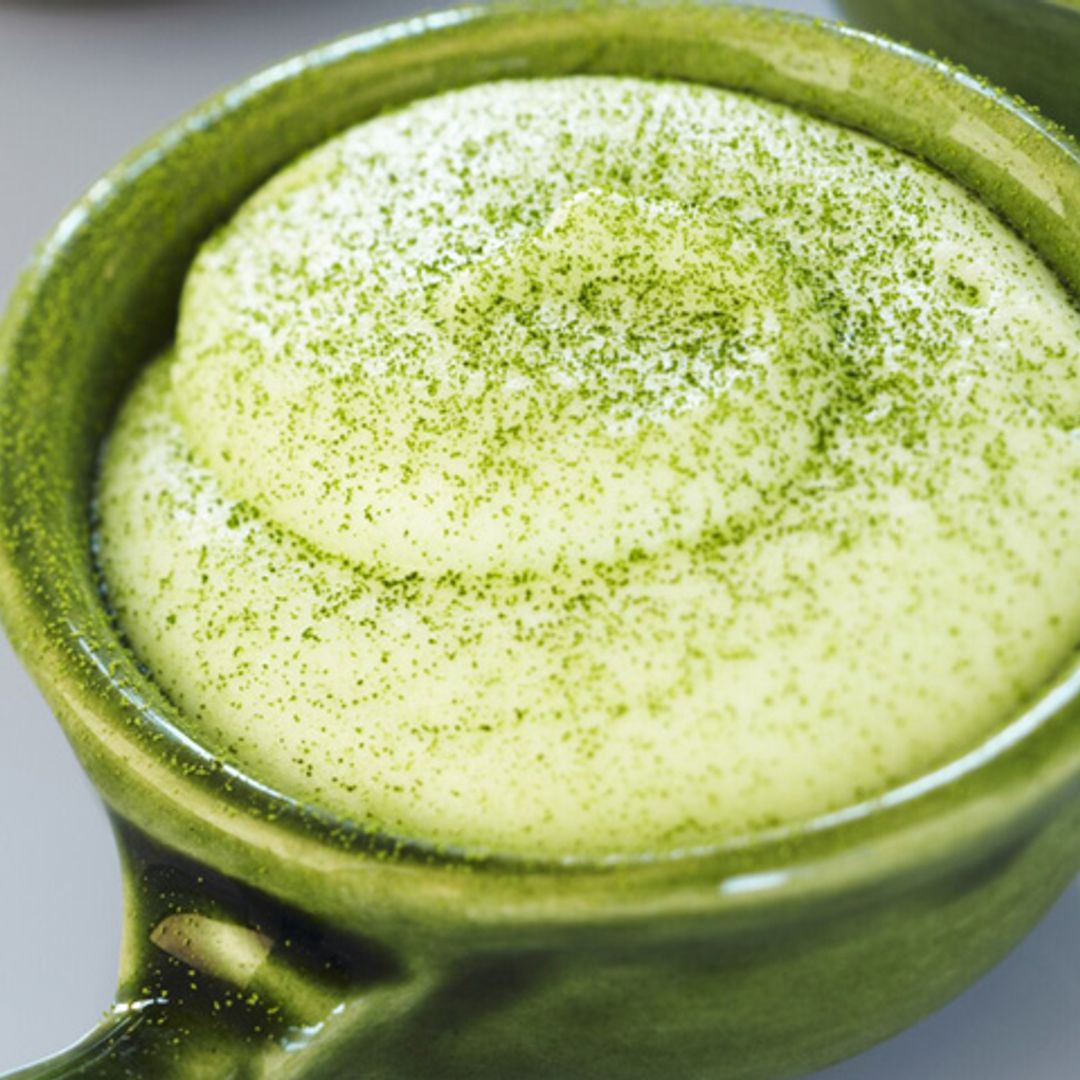 'Mousse' de té 'matcha'