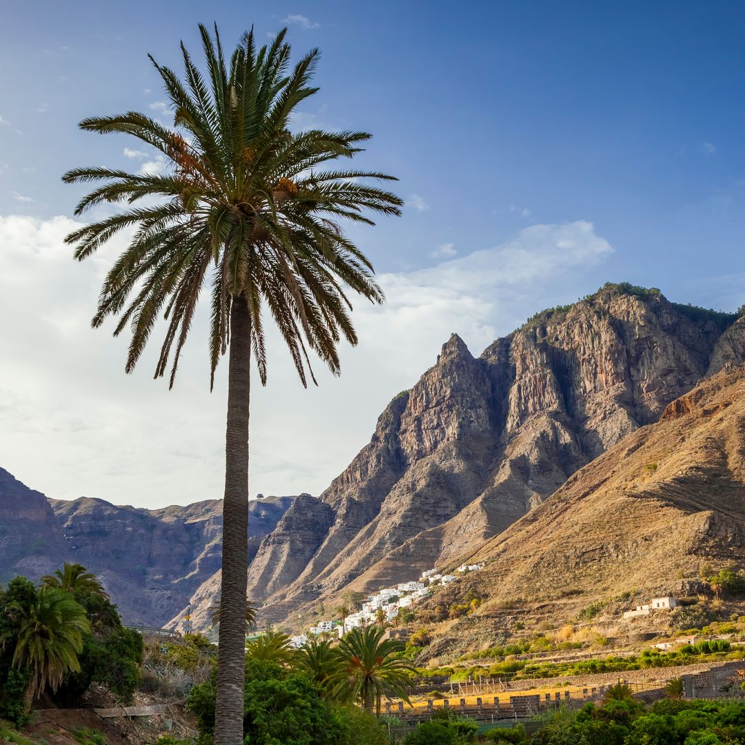 Vista del valle de Agaete, Gran Canaria