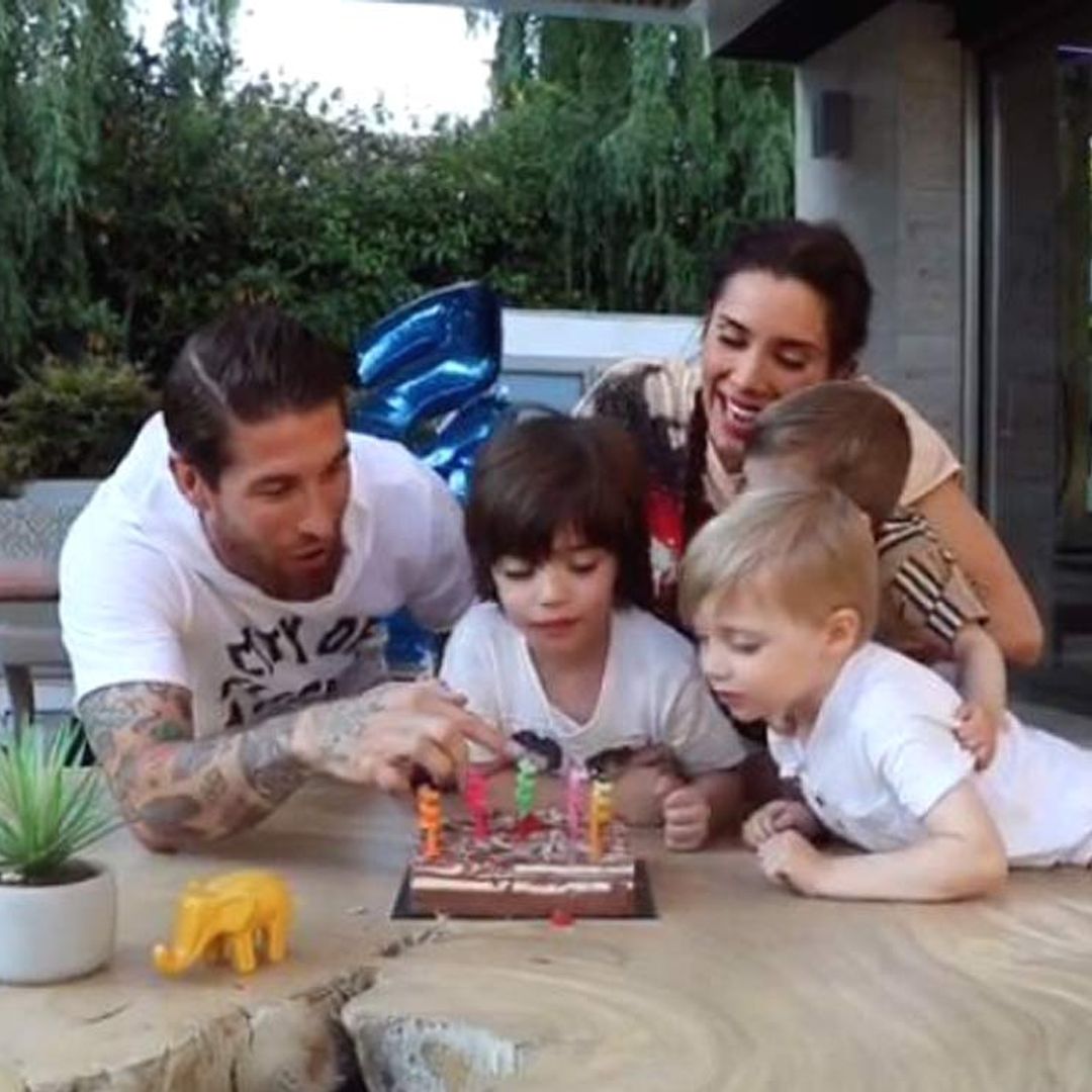 ¡Tarta para todos! La fiesta de cumpleaños del hijo mayor de Pilar Rubio y Sergio Ramos