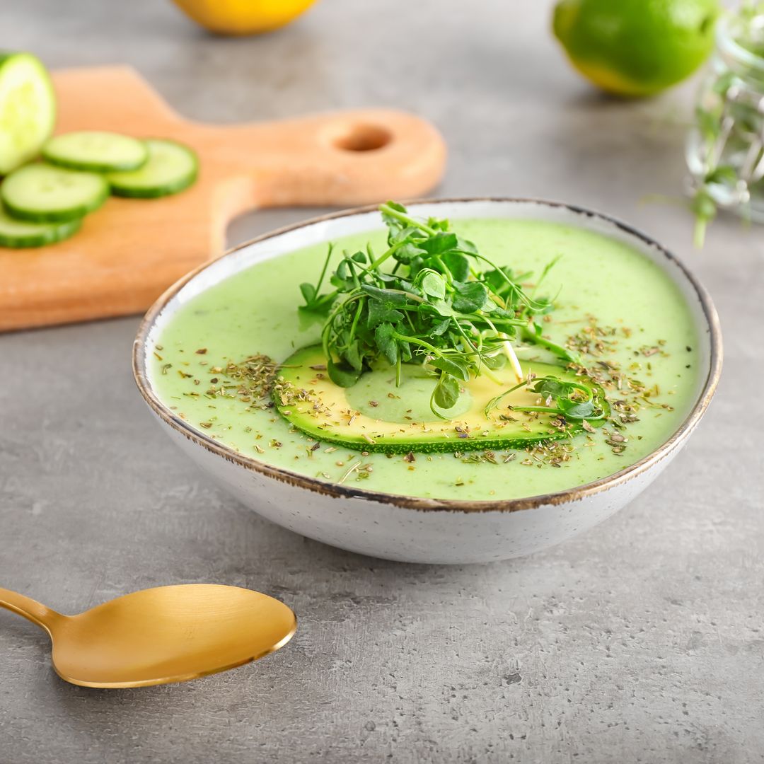 Gazpacho de aguacate de Joseba Arguiñano: "Sorprendente, cremoso, ligero y refrescante"
