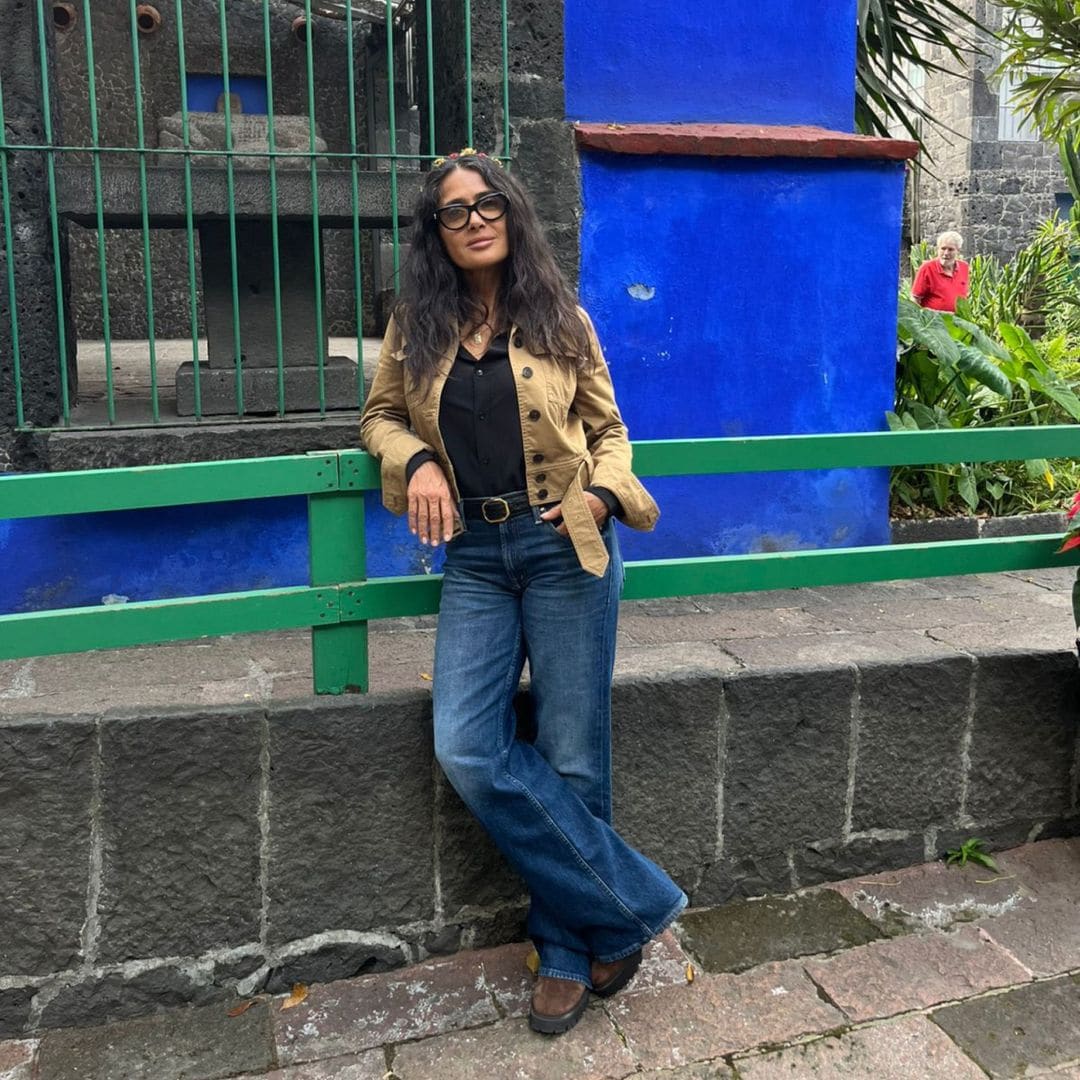 Salma Hayek sorprende con su visita a la Casa Azul de Frida Kahlo: 'Qué privilegio regresar'