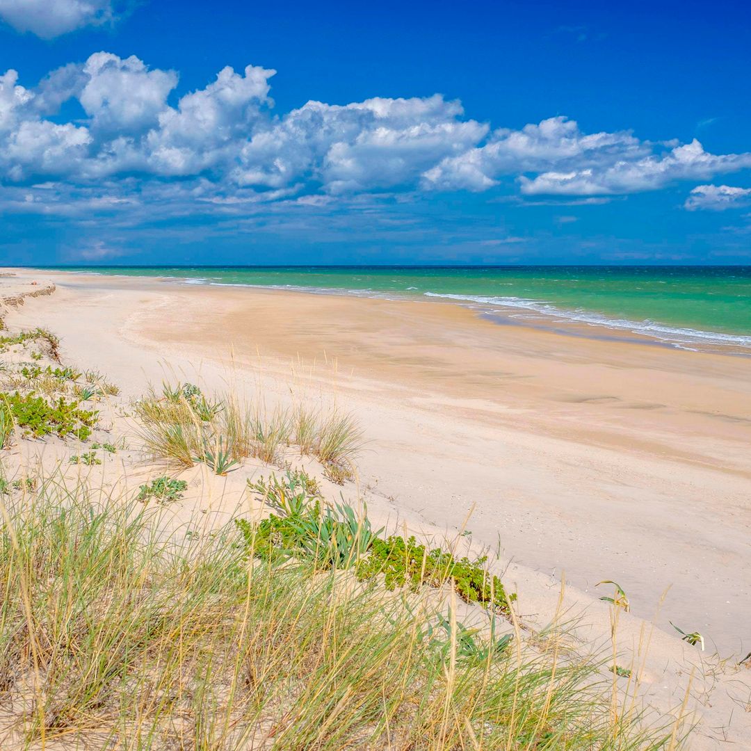 Olhao, Parque Natural de Ría Formosa, playa en la isla Culatra