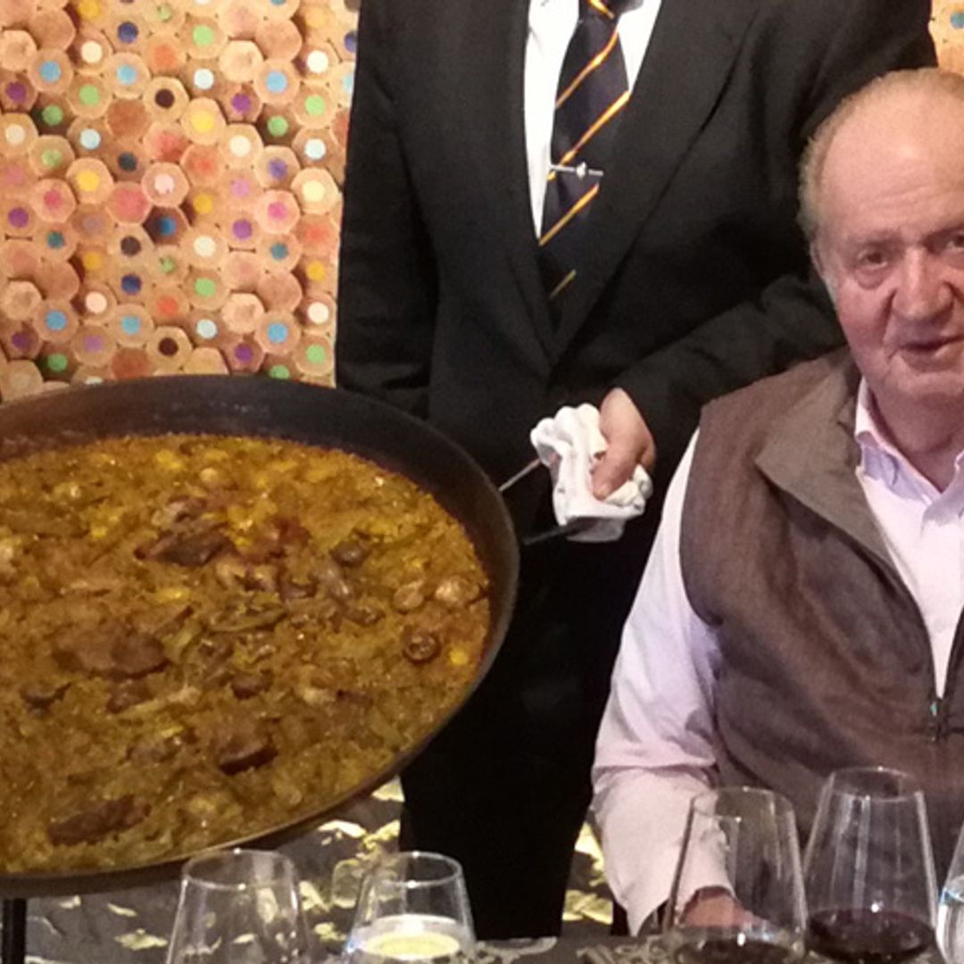 La paella ‘madrileña’ de don Juan Carlos y la infanta Margarita