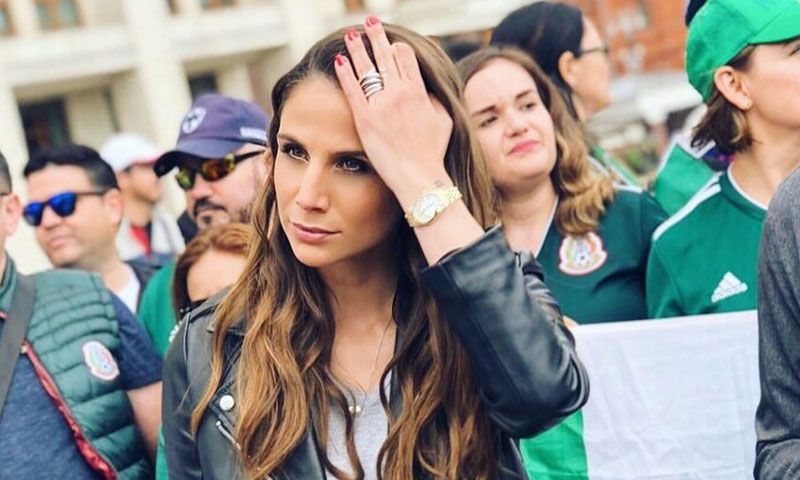 Lucía Villalón, otra periodista del Mundial que también fue WAG