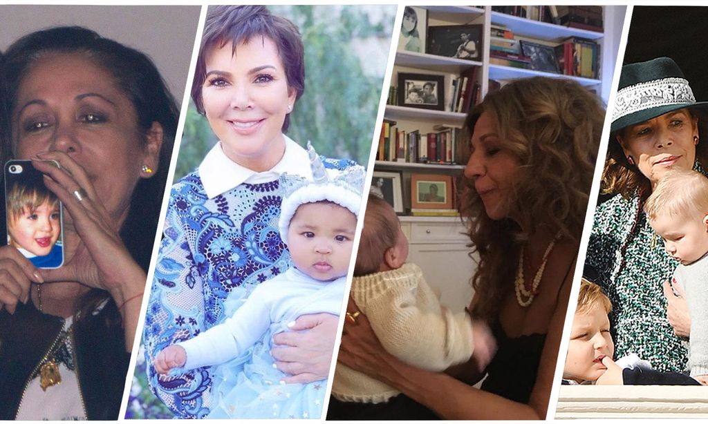 Isabel Pantoja, Carolina de Mónaco, Kris Jenner... Las abuelas más 'top' entre las 'celebrities'