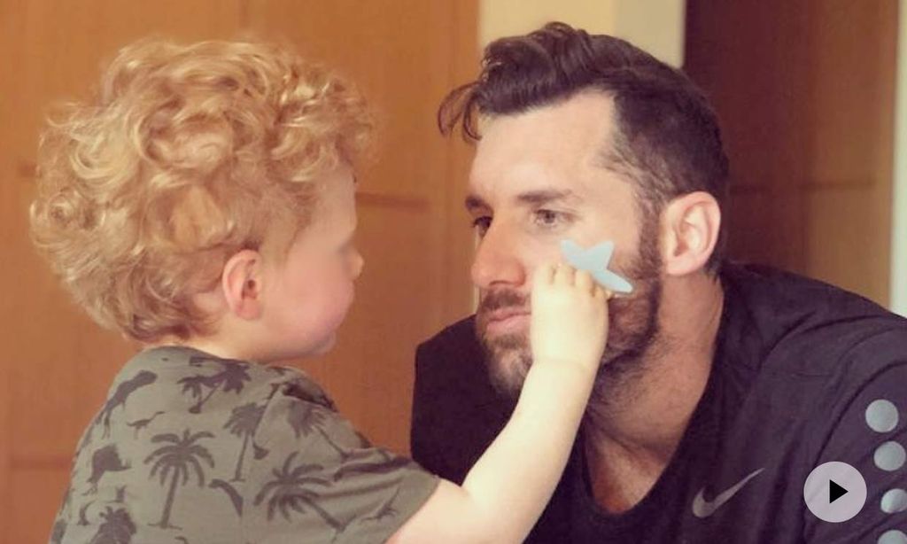 Así anima Alan, el hijo de Helen Lindes y Rudy Fernández, a un deportista ¡que no es su padre!