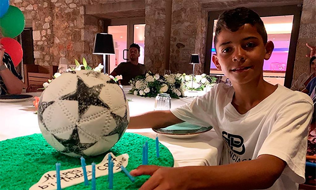 Cristiano Ronaldo celebra el cumple de su hijo mayor en Grecia