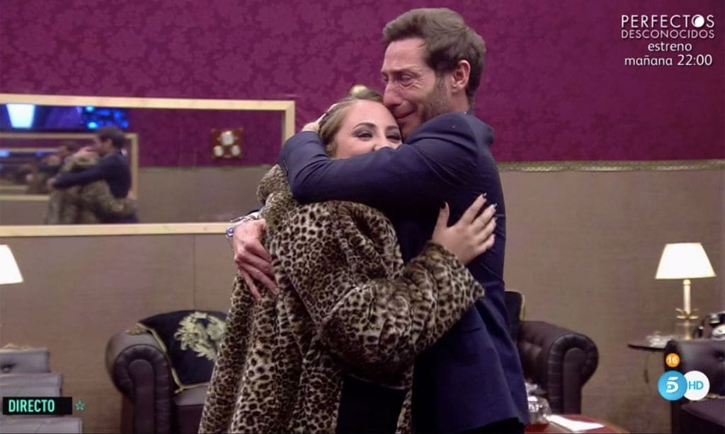 Rocío Flores protagoniza una emocionante visita a Antonio David