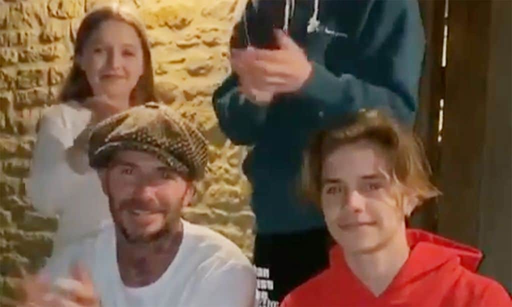 La familia Beckham, Daniel Craig y Rachel Weisz... Las 'celebrities' se unen al aplauso solidario