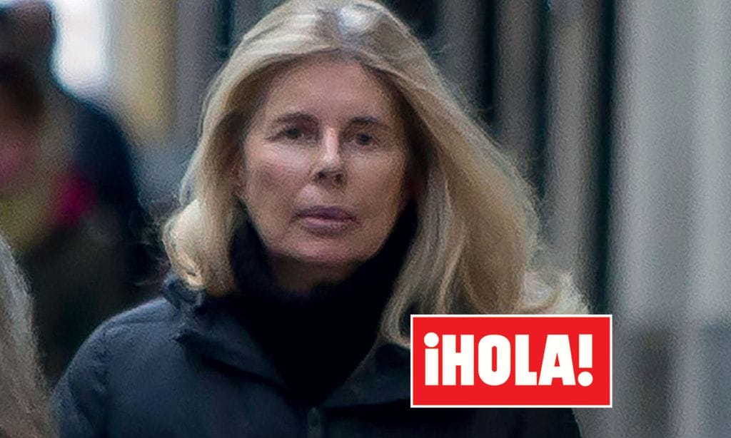 En ¡HOLA!: Marta Chávarri, primeras imágenes de su reaparición tras la muerte del marqués de Cubas